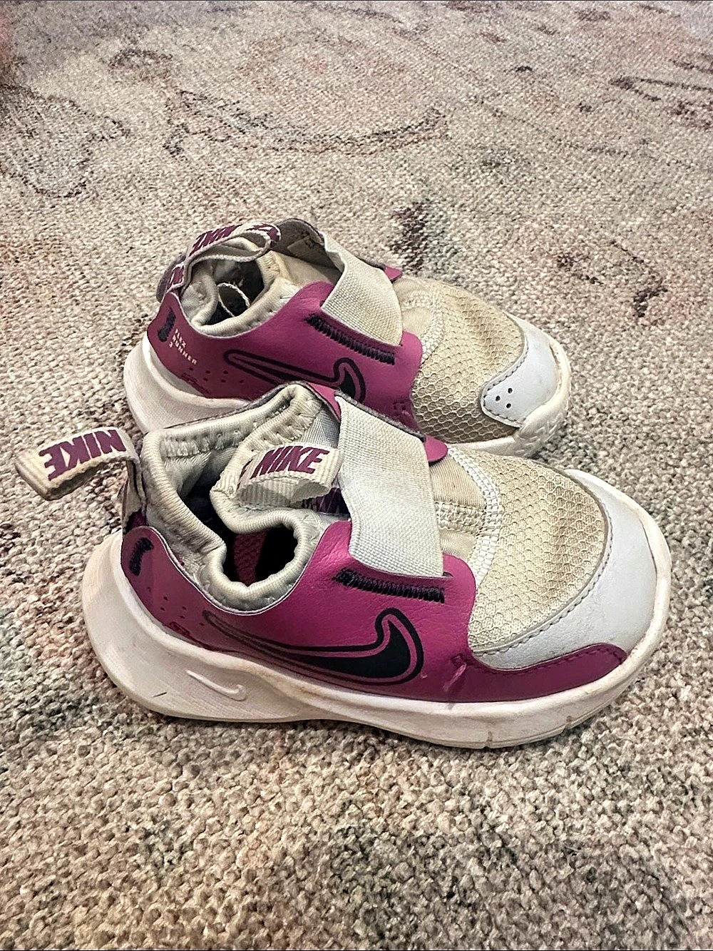 Nike Flex Runner 3 Kids Sneakers Pink & White